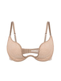 Sexy U-shaped spacer bra thin mesh Breathable underwear underwire comfortable stylish Lingerie bralette
