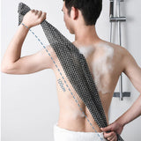 Ultra-Long Exfoliating Towels Rubbing Washcloth Bath Nylon Towel Back Scrubber for Shower Body Bath Net Skin Wash Accessories