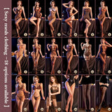 New Sexy Black Lingerie Bodystockings Women's Fashionable Crotchless Body Suit Underwear, Erotic Babydoll Catsuit for Sleepwear