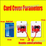 J-Jack Champion American Actor For ID Clips Credit Bank Bag Bus Meal Card Holder Cover Pocket Decoration Keychain