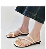 Beach Flip Flop Clip Toe Women Flats Slippers Shoes Outdoor Casual Ladies Low Heel Slides