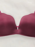 Women's sexy shell shaped bra with seamless gathering push ups and transparent shoulder straps for daily comfort underwear B2077