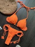 2026 new sexy bikini set with braided straps and split swimsuit 2-piece beach swimsuit