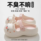 2025 New Cute Cartoon Slippers For Women Fashion Clogs Anti-slip Summer Shoes Girls Street Sandals 2 Way Wear Beach Slides