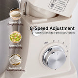 SUNATUR Electric Stand Mixer Professional Kitchen Mixer Egg Beater Cream Whisk Dough Mixer Home Commercial Use