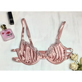 Toucheart 4PCS Patchwork Sexy Interesting Underwear Thong Set Slim Backless Lace Up Hollow Out  Floral Mesh Sexy Underwear Set