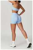 Yoga Shorts Women High Waist Workout Shorts Fitness Yoga Tights Lift Butt Fitness Ladies Yoga Gym Running Short Pants Sportswear