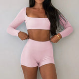 European and American yoga sports vest T-shirt shorts suit