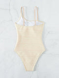 2026 Plain One Shoulder Swimsuit One Piece Solid Swimwear Women Sexy Bathers Bathing Swimming Swim Suit Female Beachwear