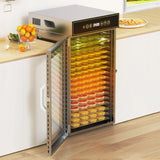 Premium 18 Layers Stainless Steel Food Dehydrator for Commercial  Home Use Adjustable Efficient Drying for Fruits Meat Herbs