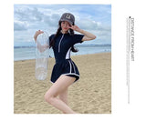 Hot Selling Swimsuit for Women, Summer Long Sleeved Jumpsuit for Girls Sexy Hot Spring Swimsuit, Concealing Flesh and Slimming