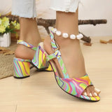 2026 Women Sandals Summer New Wedge Platform High Heels Round Toe Open Toe Fashion Shoes Versatile Platform  Sandals