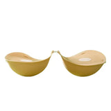 Women Silicone Chest Pad Anti-slip Invisible Thickened Breast Support Sticky Pasties Nipple Covers Strapless Adhesive Bra