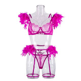 Langerie Bilizna Sexy Lingerie Outfit Vulgar Female Underwear Set for Women Clothes Sex Bіdzna Z Video Access Women's Langgery