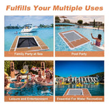 Ejia Inflatable Pool Dock Floating Platform For Yacht