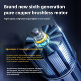 SUMAIWEI Brushless Electric Drill Cordless Knockable Driller Driver 80N.m 18V Screwdriver Li-ion Battery Electric Power Tools