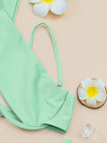 Cross Halter Underwire Bikini 2026 Women Swimsuit Solid Push Up Swimwear Female Bathers Bathing Swimming Suit Summer Beachwear