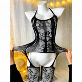 1PC Women Sexy Fishnet Beach Cover Up Hollow Out Bodycon Bodysuit See Through Summer Swimwear