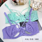 Sexy Tushy Bodysuit for Women Halter Neck Sheer Open Back Sensual Jumpsuit Push Up Gathers Breasts Anti Sagging Underwear MOYISU