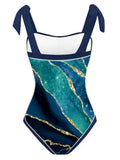 2026 Print Swimsuit One Pieces & Swim Dress Sexy Swimwear Women Bathing Suit Padded Beachwear Swimming Summer