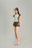 New Split Swimsuit for Women, Conservatively Concealed and Slimming, Swimming Pool Exclusive for Girls' Vacation Swimsuit