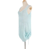 20 Colors Backless Lace Up Crochet Knitted Tunic Beach Cover Up Cover-ups Beach Dress Beach Wear Beachwear Female Women V5479