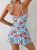 2026 Sexy Swimsuit One Piece Printed Strappy Swimwear Women Bathers Bathing Swimming Swim Suit Female Beachwear XXL
