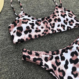 2026 Sexy Leopard Brazilian Bikini Female Swimsuit Women Swimwear Two Pieces Bikini Set High Cut Push Up Bathing Suit Swim Lady