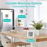 Indoor Mini Temperature and Humidity Meter, Bedroom Temperature Meter, Portable Electronic Digital Display, Humidity and Tempera