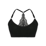 Sexy Women Underwear Backless Ribbed Bras Female Brassiere Breathable Camisole New Fashion Lingerie Solid Wireless Ladies Bras