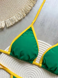 Asymmetric G String Bikinis Mini Micro Thong Bikini Female Swimsuit Women Swimwear Two-pieces Bikini Set Brazilian Bathing Suit