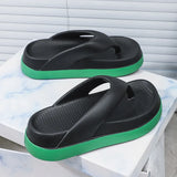 Woman Beach Flip Flops Fashion Summer Shoes 2025 Trend Girls Platform Sandals Soft EVA Non-slip Female Indoor Outdoor Slippers