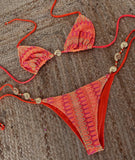 2025 Halter Bikinis Women Swimsuit New Sexy Swimwear Knitted Bikini Set Brazilian Biquini Micro Female Beachwear Party Wear