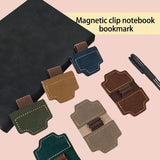 Magnetic bookmark with advanced and minimalist design for student reading, magnetic pen clip bookmark