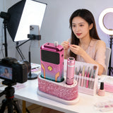Nail Drill Bit Storage Case with Display Stand Ideal for Salon Tools and Nail Technicians