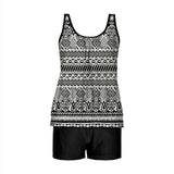 2026 Pinted Floral Tankini Two Pieces Swimsuit Women Vintage Swimwear Female Bathers Bathing Swimming Swim Suit Beachwear
