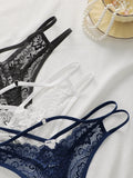 3-pack fashionable multi-color lace thong sexy Lingerie lightweight and easy to clean women's underwear C937