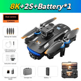 Lenovo M6 GPS Foldable Drone 8K Dual Camera 5G WIFI FPV Brushless Optical Flow Obstacle Avoidance Screen RC Quadcopter Drone