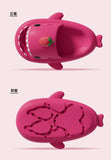 2025 New Shark Slippers Women Men Summer Shoes Cute DIY Strawberry Indoor Street Sandals Girls Boys Beach Shower Slides