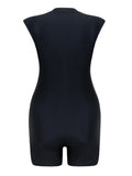 2026 Zipper Sleeveless Slim Swimsuit Women One Piece Swimwear Female Bather Bathing Swimming Swim Surf Suit Beachwear Rush Guard