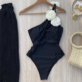 Floral One Piece Swimsuit 2025 New Vintage Retro Swimwear Women Swimsuit Bathing Suit Beachwear Monokini Female Swimming Suits
