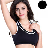 6 Colors Sports Bra Women Cross Hollow Back Gym Jogging Crop Top Female Tops Yoga Fitness Shockproof Vest Sport Bras for Women