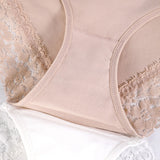 2026 Women Solid Color Plus Size Underwear ＭEnstrual Panties Pure Underpants Cotton Comfy Briefs LenceríAs De Mujer 여성 극단적속옷