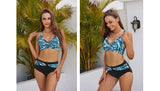Fashion Swimsuit Set Women's Bikini Sets Sexy Summer Beach Holidays Two Piece Swimwear Swimming Clothing Beachwear