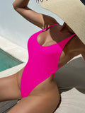 Sexy Backless Extreme String Mini Micro Thong Women Swimwear One Piece Swimsuit Female Monokini High Leg Cut Bathing Suit Swim