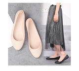 New ladies sandals soft pvc plastic flat non-slip women flat shoes 2022