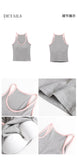 Sports vest U-neck slim fit camisole bottoming T-shirt