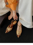 NASBAVI Designer Sandals Women Shoes Narrow Band Sexy Sandals Kitten Heels Pointed Toe Ladies Concise Footwear Summer Red Shoes