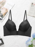 Black Deep V Sexy Lingerie Women's Underwear Retro Elegant Underwear Can be Paired with Deep V Evening Dress U055