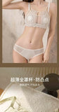 MOYISU Grande Taille Ultra Thin Bra Sheer Lingerie High Bust Anti Sagging Support Push Up Sexy Summer Bralette Large Cup Women